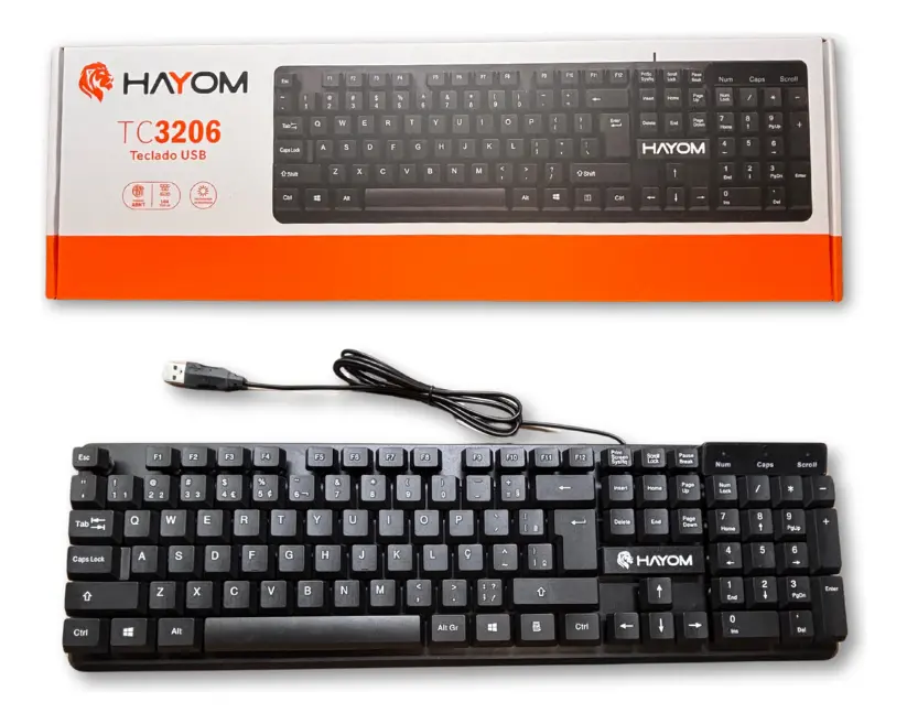 Teclado Com Fio Hayom